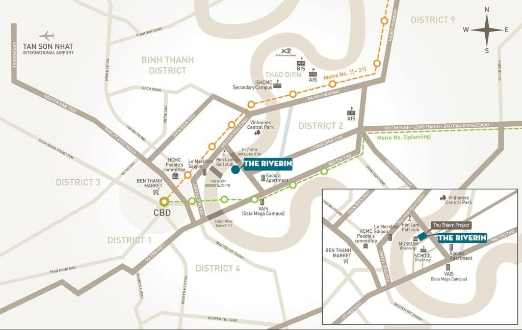 Vị trí dự án The River Thủ Thiêm của City Garden Thủ Thiêm có đẹp không?